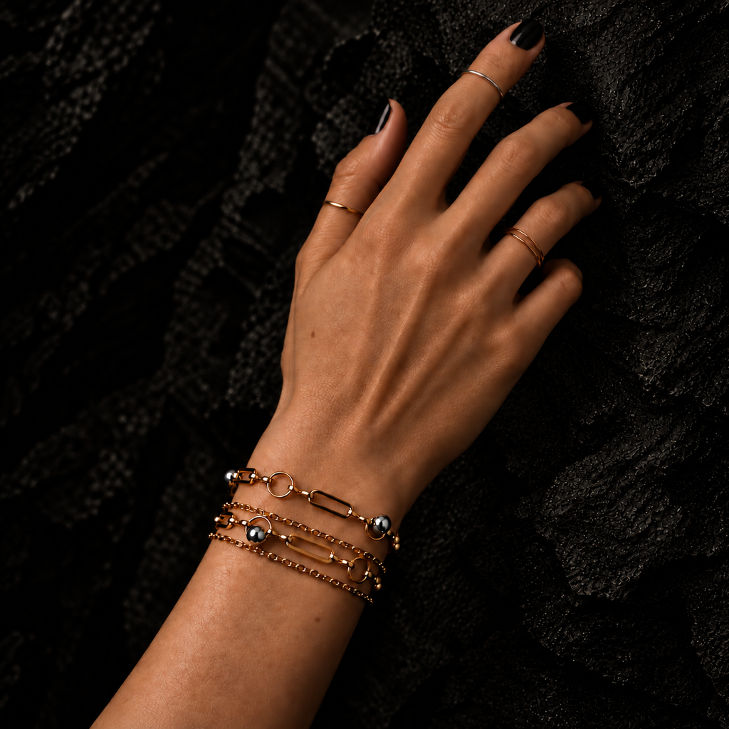 Bracelet Héméra - doré et argenté