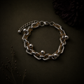 Bracelet Sélène - Argenté & Doré