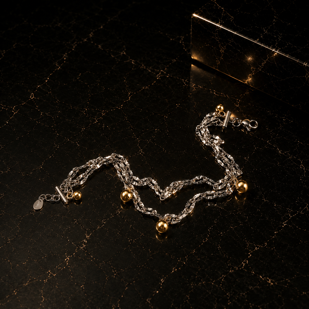 Bracelet de cheville Elyx - Argenté