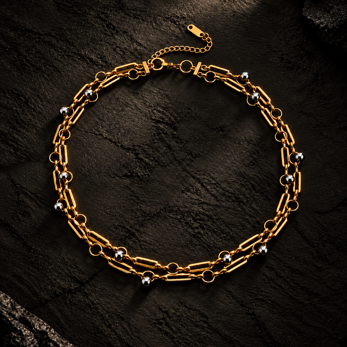 Collier Héméra - Doré et argenté