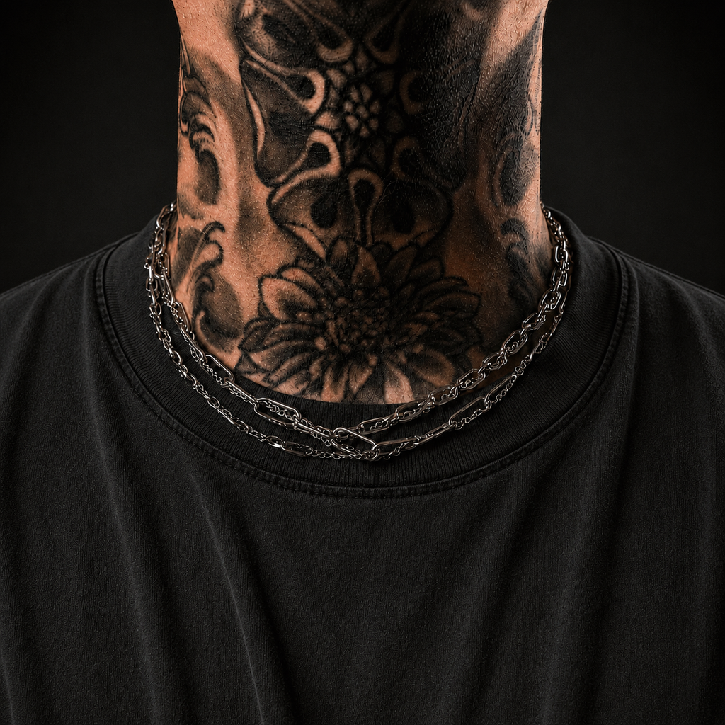 Collier Räven - Unisexe - Argenté