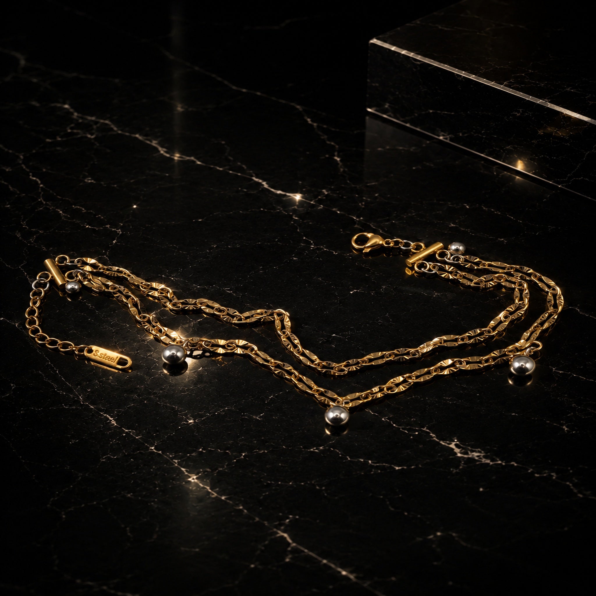 Bracelet de cheville Alyx - Doré