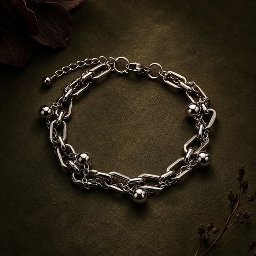 Bracelet Sélène - Argenté