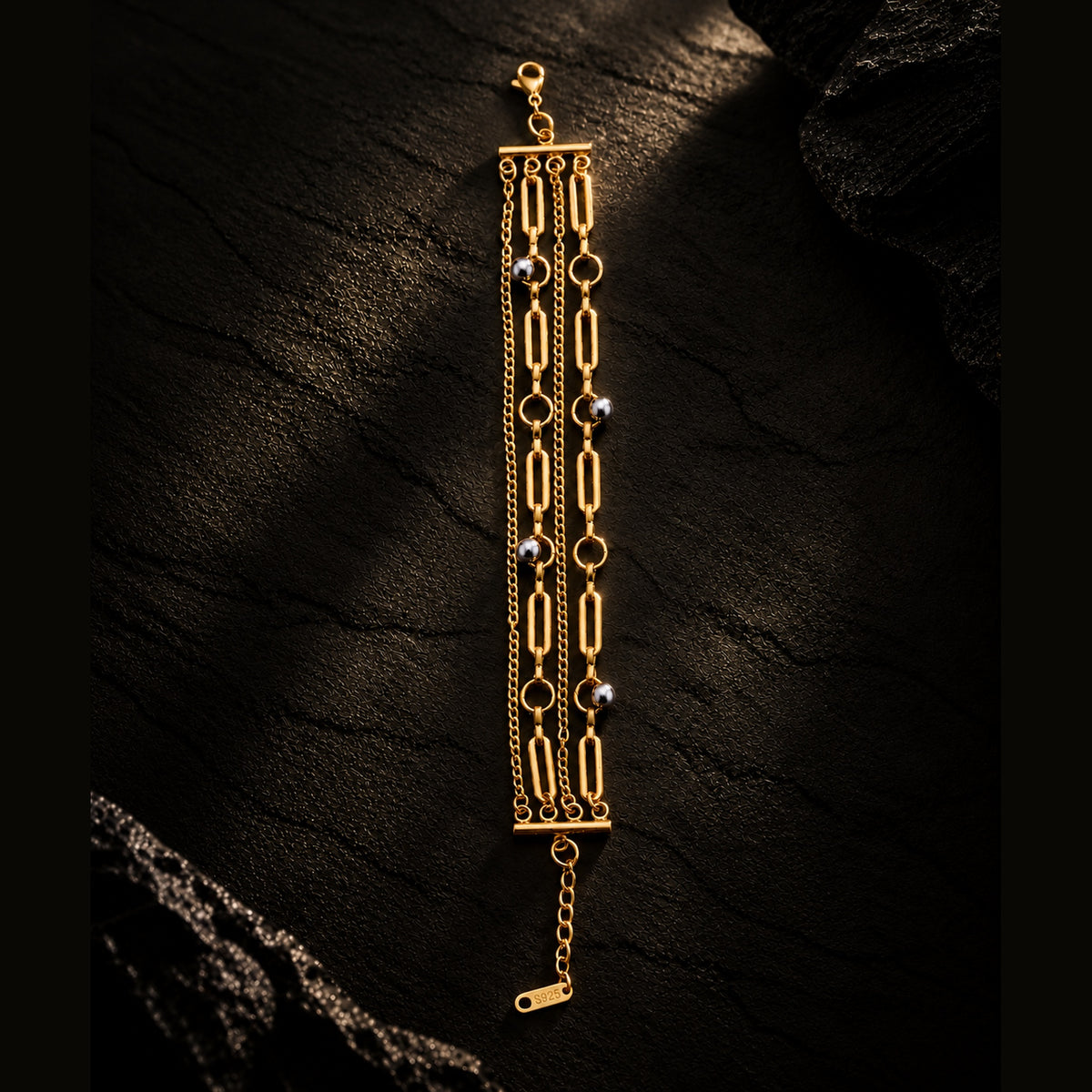 Bracelet Héméra - doré et argenté