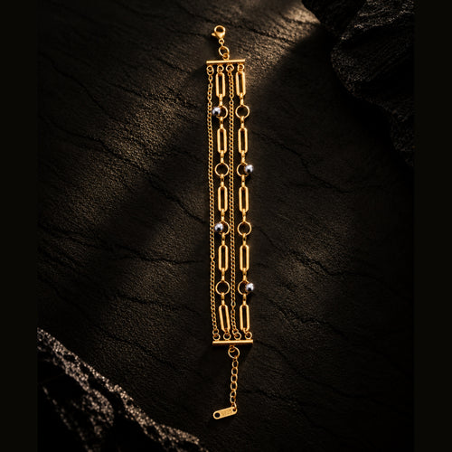 Bracelet Héméra - doré et argenté
