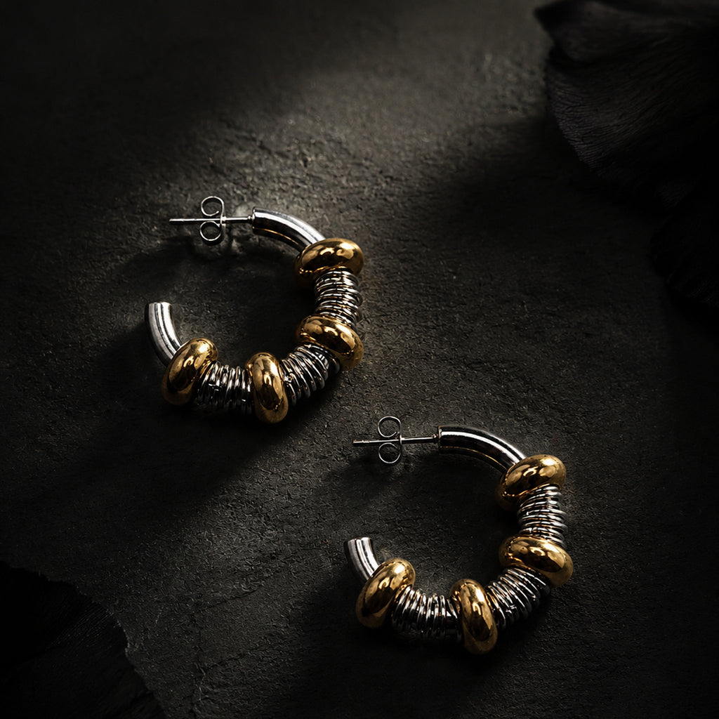 Créoles Théïs - Argenté & doré